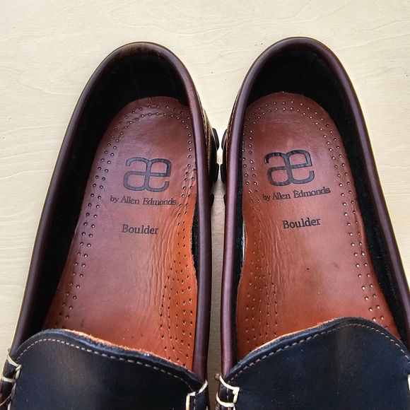 Allen Edmonds Boulder Mens Shoes Slip Ons Loafers Size 8.5 D, Pre-owned - Picture 5 of 7